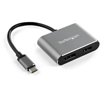 Picture of Startech.Com Usb C Multiport Video Adapter - 4K 60Hz Usb-C To Hdmi 2.0 or Displayport 1.2 Monitor Adapter - Usb Type-C 2-In-1 Display Converter Hdmi/Dp HBR2 Hdr - Thunderbolt 3 Compatible - CDP2DPHD