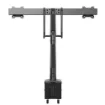 Picture of Startech.Com Desk Mount Dual Monitor Arm - Ergonomic Dual Monitor Vesa Mount 32" (17.6lb) Displays - Crossbar Handle for Synchronized Full Motion - Height Adjustable - C-Clamp/Grommet - Armslmbarduo