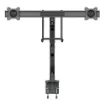 Picture of Startech.Com Desk Mount Dual Monitor Arm - Ergonomic Dual Monitor Vesa Mount 32" (17.6lb) Displays - Crossbar Handle for Synchronized Full Motion - Height Adjustable - C-Clamp/Grommet - Armslmbarduo