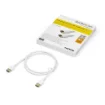 Picture of Startech.Com 3ft (1m) Slim Hdmi 2.0 Cable, Flexible Premium Certified Hdmi Cord with Ethernet, Uhd 4K 60Hz HDR10, Durable Aramid Fiber Design with Tpe Jacket, White - RHDMM1MPW