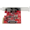 Picture of Startech.Com 2-Port 10Gbps Usb-A & Usb-C Pcie Card - Usb 3.1 Gen 2 Pci Express Type C/A Host Controller Card Adapter - Usb 3.2 Gen 2x1 Pcie Expansion Add-On Card - Windows, Macos, Linux - Pexusb311ac3