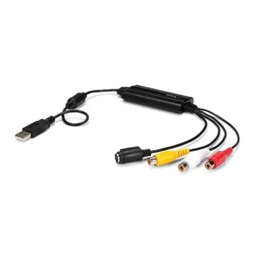 Picture of Startech.Com Usb Video Capture Adapter Cable - S-Video/Composite To Usb 2.0 Sd Video Capture Device Cable - Twain Support - Analog To Digital Converter for Media Storage - Windows Only - Svid2usb232
