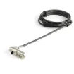 Picture of Startech.Com 6.5' (2m) Laptop Cable Lock - Nano Slot Compatible 4 Digit Combination Security Cable Lock - Serialized Anti-Theft Vinyl Coated Steel Cable Lock for Nano Slot Computer/Device - Ltlocknano