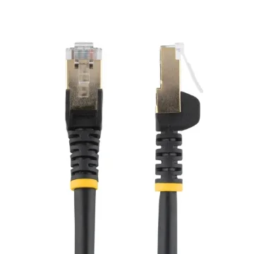 Picture of Startech.Com 5m CAT6a Ethernet Cable - 10 Gigabit Shielded Snagless RJ45 100W Poe Patch Cord - 10GbE Stp Network Cable W/Strain Relief - Black Fluke Tested/Wiring Is Ul Certified/Tia - 6Aspat5mbk