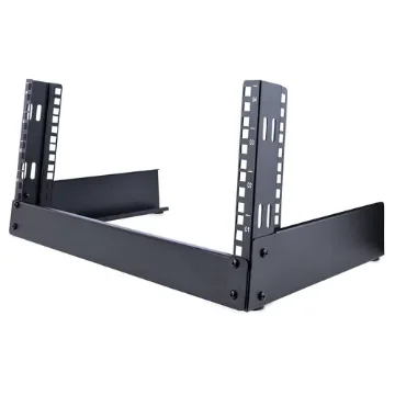 Picture of Startech.Com 2-Post 4U Desktop Server Rack, Small Open Frame 19in Computer Rack, Compact Network Rack for Av / Studio / Data / It Equipment - Free Standing Two-Post Home/Office Rack - RK4OD