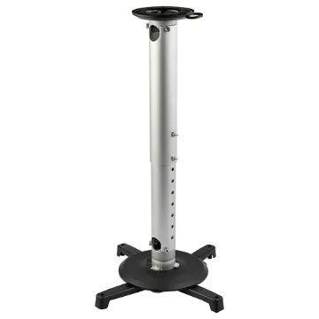 Picture of Startech.Com Universal Ceiling Projector Mount - Heavy Duty Height Adjustable/Extendable Pole Mount 5-22.7" From Ceiling - 33lb (15kg) - Tilt/Rotate - Hanging Projector Mount W/ Bracket - PROJCEILMNT2
