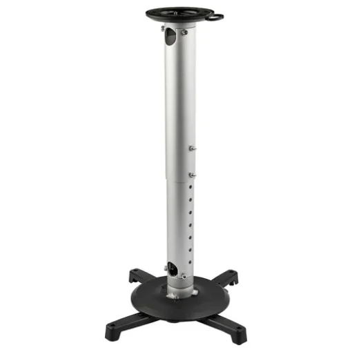 Picture of Startech.Com Universal Ceiling Projector Mount - Heavy Duty Height Adjustable/Extendable Pole Mount 5-22.7" From Ceiling - 33lb (15kg) - Tilt/Rotate - Hanging Projector Mount W/ Bracket - PROJCEILMNT2