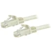 Picture of Startech.Com 7.5m CAT6 Ethernet Cable - White Cat 6 Gigabit Ethernet Wire -650MHz 100W Poe RJ45 Utp Network/Patch Cord Snagless W/Strain Relief Fluke Tested/Wiring Is Ul Certified/Tia - N6patc750cmwh