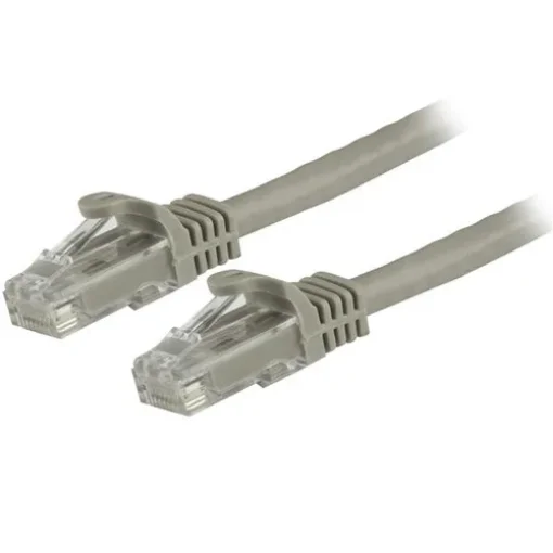 Picture of Startech.Com 1.5m CAT6 Ethernet Cable - Grey Cat 6 Gigabit Ethernet Wire -650MHz 100W Poe RJ45 Utp Network/Patch Cord Snagless W/Strain Relief Fluke Tested/Wiring Is Ul Certified/Tia - N6patc150cmgr