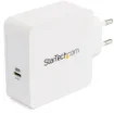 Picture of Startech.Com Usb C Wall Charger - Usb C Laptop Charger 60W Pd - 6ft/2m Cable - Universal Compact Type C Power Adapter - Dell Xps/Lenovo X1 Carbon/Hp Elitebook/Macbook - Usb If/Ce Certified - WCH1CEU