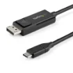 Picture of Startech.Com 6ft (2m) Usb C To Displayport 1.2 Cable 4K 60Hz - Bidirectional Dp To Usb-C or Usb-C To Dp Reversible Video Adapter Cable - HBR2/HDR - Usb Type C/TB3 Monitor Cable - Cdp2dp2mbd