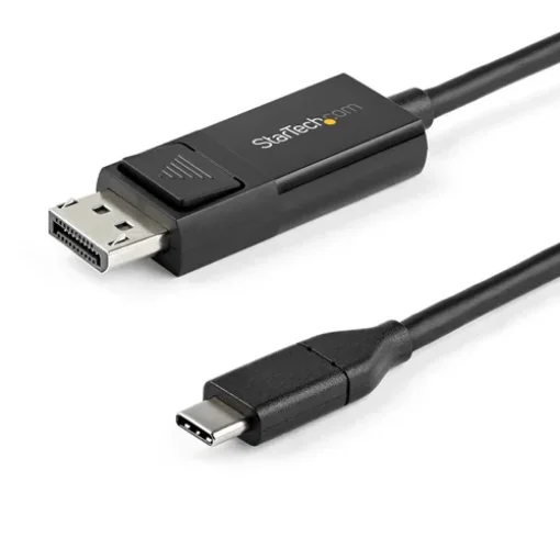 Picture of Startech.Com 6ft (2m) Usb C To Displayport 1.2 Cable 4K 60Hz - Bidirectional Dp To Usb-C or Usb-C To Dp Reversible Video Adapter Cable - HBR2/HDR - Usb Type C/TB3 Monitor Cable - Cdp2dp2mbd