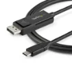 Picture of Startech.Com 3ft (1m) Usb C To Displayport 1.2 Cable 4K 60Hz - Bidirectional Dp To Usb-C or Usb-C To Dp Reversible Video Adapter Cable - HBR2/HDR - Usb Type C/TB3 Monitor Cable - Cdp2dp1mbd