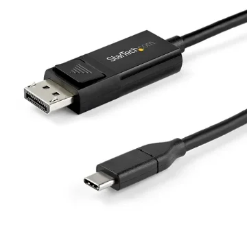 Picture of Startech.Com 6ft (2m) Usb C To Displayport 1.4 Cable 8K 60Hz/4K - Bidirectional Dp To Usb-C or Usb-C To Dp Reversible Video Adapter Cable -HBR3/HDR/DSC - Usb Type C/TB3 Monitor Cable (Cdp2dp142mbd) - Cdp2dp142mbd