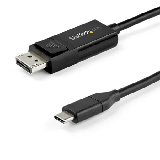 Picture of Startech.Com 3ft (1m) Usb C To Displayport 1.4 Cable 8K 60Hz/4K - Bidirectional Dp To Usb-C or Usb-C To Dp Reversible Video Adapter Cable -HBR3/HDR/DSC - Usb Type-C/TB3 Monitor Cable - Cdp2dp141mbd