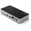 Picture of Startech.Com Usb-C Dock - Dual Monitor 1080p Hdmi Laptop Docking Station - 65W Power Delivery - 1x Usb-C, 3x Usb-A, Ethernet - Dual Video Display Usb 3.1 Gen 1 Type-C Dock - Mac & Windows - DK30CHHPDEU