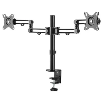 Picture of Startech.Com Desk Mount Dual Monitor Arm - Desk Clamp Vesa Compatible Monitor Mount for Up To 32 Inch Displays - Ergonomic Articulating Monitor Arm - Height Adjustable/Tilt/Swivel/Rotating - ARMDUAL3