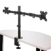 Picture of Startech.Com Desk Mount Dual Monitor Arm - Desk Clamp / Grommet Vesa Monitor Mount for Up To 32 Inch Displays - Ergonomic Articulating Monitor Arm - Height Adjustable/Tilt/Swivel/Rotating - ARMDUAL2