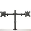 Picture of Startech.Com Desk Mount Dual Monitor Arm - Desk Clamp / Grommet Vesa Monitor Mount for Up To 32 Inch Displays - Ergonomic Articulating Monitor Arm - Height Adjustable/Tilt/Swivel/Rotating - ARMDUAL2