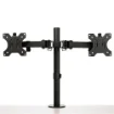Picture of Startech.Com Desk Mount Dual Monitor Arm - Desk Clamp / Grommet Vesa Monitor Mount for Up To 32 Inch Displays - Ergonomic Articulating Monitor Arm - Height Adjustable/Tilt/Swivel/Rotating - ARMDUAL2