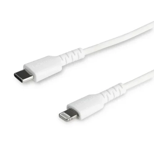 Picture of Startech.Com 6 Foot (2m) Durable White Usb-C To Lightning Cable - Heavy Duty Rugged Aramid Fiber Usb Type C To Lightning Charger/Sync Power Cord - Apple Mfi Certified Ipad/Iphone 12 - RUSBCLTMM2MW