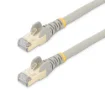 Picture of Startech.Com 10m CAT6a Ethernet Cable - 10 Gigabit Shielded Snagless RJ45 100W Poe Patch Cord - 10GbE Stp Network Cable W/Strain Relief - Grey Fluke Tested/Wiring Is Ul Certified/Tia - 6Aspat10mgr