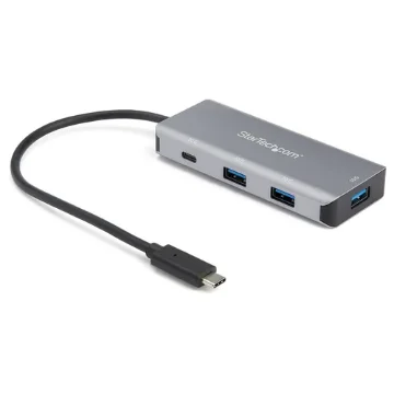 Picture of Startech.Com 4 Port Usb C Hub W/ 3x Usb a & 1x Usb C - Superspeed 10Gbps Usb Type-C 3.1/3.2 Gen 2 Hub - Usb Bus Powered - Compact Usb-C To Usb Adapter Hub - Portable/Laptop Hub - Aluminum~4 Port Usb C Hub W/ 3x Usb a & 1x Usb C - Superspeed 10Gbps Usb Type-C 3.2 Gen 2 Hub - Usb Bus Powered - Compact Usb-C To Usb Adapter Hub - Portable/Laptop Hub - Aluminum - Hb31c3a1cb