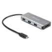 Picture of Startech.Com 3 Port 10Gbps Usb C Hub with Sd Card Reader - 3x Usb-A & 1x Sd Slot - Portable Usb 3.1/3.2 Gen 2 Type C Adapter Hub - Laptop Hub - Usb Bus Powered - Thunderbolt 3 Compatible~3 Port 10Gbps Usb C Hub with Sd Card Reader - 3x Usb-A & 1x Sd Slot - Portable Usb 3.2 Gen 2 Type C Adapter Hub - Laptop Hub - Usb Bus Powered - Thunderbolt 3 Compatible - Hb31c3asdmb
