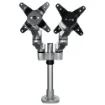 Picture of Startech.Com Desk Mount Dual Monitor Arm - Premium Articulating Monitor Arm - Up To 30” Vesa Mount Displays - Height Adjustable Monitor Mount - Rotate/Tilt/Swivel - Clamp/Grommet - Silver - Armdualps
