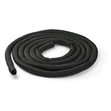 Picture of Startech.Com 15' (4.6m) Cable Management Sleeve - Flexible Coiled Cable Wrap - 1.0-1.5" Dia. Expandable Sleeve - Polyester Cord Manager/Protector/Concealer - Black Trimmable Cable Organizer - WKSTNCM2