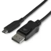 Picture of Startech.Com 3.3ft/1m Usb C To Displayport 1.4 Cable - 8K/5K/4K Usb Type-C To Dp 1.4 Alt Mode Video Adapter Converter - HBR3/HDR/DSC - 8K 60Hz Dp Monitor Cable - Usb-C/Thunderbolt 3 - Cdp2dp141mb