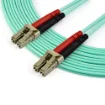 Picture of Startech.Com 7m (22ft) Lc/Upc To Lc/Upc OM4 Multimode Fiber Optic Cable, 50/125Μm Lommf/Vcsel Zipcord Fiber, 100G, Low Insertion Loss - Lszh Fiber Jumper Cord - 450FBLCLC7