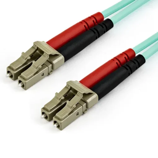 Picture of Startech.Com 10m (30ft) Lc/Upc To Lc/Upc OM4 Multimode Fiber Optic Cable, 50/125Μm Lommf/Vcsel Zipcord Fiber, 100G, Low Insertion Loss - Lszh Fiber Jumper Cord - 450FBLCLC10