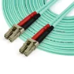 Picture of Startech.Com 10m (30ft) Lc/Upc To Lc/Upc OM4 Multimode Fiber Optic Cable, 50/125Μm Lommf/Vcsel Zipcord Fiber, 100G, Low Insertion Loss - Lszh Fiber Jumper Cord - 450FBLCLC10