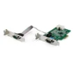 Picture of Startech.Com 2-Port Pci Express RS232 Serial Adapter Card - Pcie RS232 Serial Host Controller Card - Pcie To Serial DB9 - 16950 Uart - Low Profile Expansion Card - Windows & Linux - Pex2s953lp