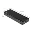 Picture of Startech.Com Usb-C 10Gbps To M.2 Nvme Ssd Enclosure - Portable External M.2 Ngff Pcie Aluminum Case - 1GB/s Read/Write - Supports 2230, 2242, 2260, 2280 - TB3 Compatible - Mac & Pc - M2e1bmu31c