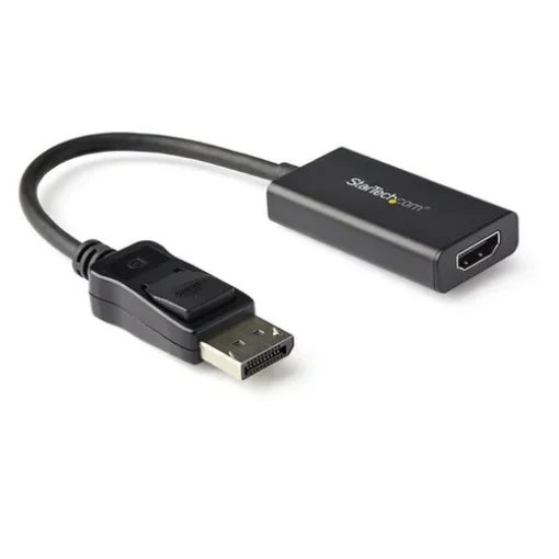 Picture of Startech.Com Displayport To Hdmi Adapter - 4K 60Hz HDR10 Active Displayport 1.4 To Hdmi 2.0b Video Converter - 4K Dp To Hdmi Adapter Dongle for Monitor/Display/Tv - Latching Dp Connector - Dp2hd4k60h