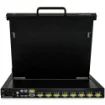 Picture of Startech.Com 8 Port Rackmount Kvm Console W/ 6ft Cables - Integrated Kvm Switch W/ 17" Lcd Monitor - Fully Featured 1U Lcd Kvm Drawer- Osd Kvm - Durable 50,000 Mtbf - Usb + Vga Support - RKCONS1708K