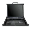 Picture of Startech.Com 8 Port Rackmount Kvm Console W/ 6ft Cables - Integrated Kvm Switch W/ 17" Lcd Monitor - Fully Featured 1U Lcd Kvm Drawer- Osd Kvm - Durable 50,000 Mtbf - Usb + Vga Support - RKCONS1708K