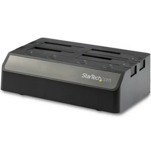 Picture of Startech.Com 4-Bay Usb To Sata Hard Drive Docking Station, Usb 10Gbps, External 2.5" & 3.5" Ssd / Hdd Dock, Sata Iii, Hot-Swap Hard Drive Bay, Top-Loading - Sdock4u313
