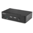 Picture of Startech.Com 2 Port Displayport Kvm Switch - 4K 60Hz - Single Display - Dual Port Uhd Dp 1.2 Usb Kvm Switch with Integrated Usb 3.0 Hub & Audio - Dell Hp Apple Lenovo - Taa Compliant - Sv231dpu34k