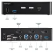 Picture of Startech.Com 2 Port Displayport Kvm Switch - 4K 60Hz - Single Display - Dual Port Uhd Dp 1.2 Usb Kvm Switch with Integrated Usb 3.0 Hub & Audio - Dell Hp Apple Lenovo - Taa Compliant - Sv231dpu34k