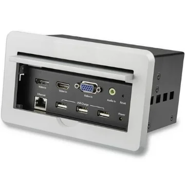 Picture of Startech.Com Conference Table Connectivity Box for A/V - 4K - Box4hdecp2