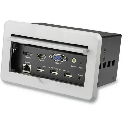 Picture of Startech.Com Conference Table Connectivity Box for A/V - 4K - Box4hdecp2
