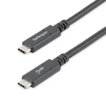 Picture of Startech.Com 6 Ft (1.8 M) Usb C To Usb C Cable - 5A, 100W Pd 3.0 - Certified Works with Chromebook - Usb-If Certified - M/M - Usb 3.0 5Gbps - Usb C Charging Cable - Usb Type C Cable - Usb315c5c6