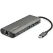 Picture of Startech.Com Usb C Multiport Adapter - Usb-C Travel Dock To 4K Hdmi, 3x Usb 3.0 Hub, Sd/Sdhc, Gbe, 60W Pd 3.0 Pass-Through - Usb Type-C/Thunderbolt 3 - Replaces DKT30CSDHPD - Dkt30csdhpd3