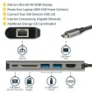 Picture of Startech.Com Usb C Multiport Adapter - Usb-C Travel Dock To 4K Hdmi, 3x Usb 3.0 Hub, Sd/Sdhc, Gbe, 60W Pd 3.0 Pass-Through - Usb Type-C/Thunderbolt 3 - Replaces DKT30CSDHPD - Dkt30csdhpd3