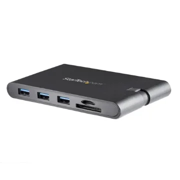 Picture of Startech.Com Usb C Multiport Adapter - Usb Type-C Mini Dock with Hdmi 4K or Vga 1080p Video - 100W Power Delivery Passthrough, 3-Port Usb 3.0 Hub, Gbe, Sd & Microsd - Laptop Travel Dock - DKT30CHVSCPD