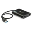 Picture of Startech.Com Usb 3.0 To Dual Displayport Adapter - 4K 60Hz - Usb32dp24k60