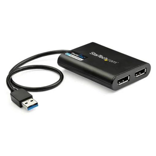 Picture of Startech.Com Usb 3.0 To Dual Displayport Adapter - 4K 60Hz - Usb32dp24k60